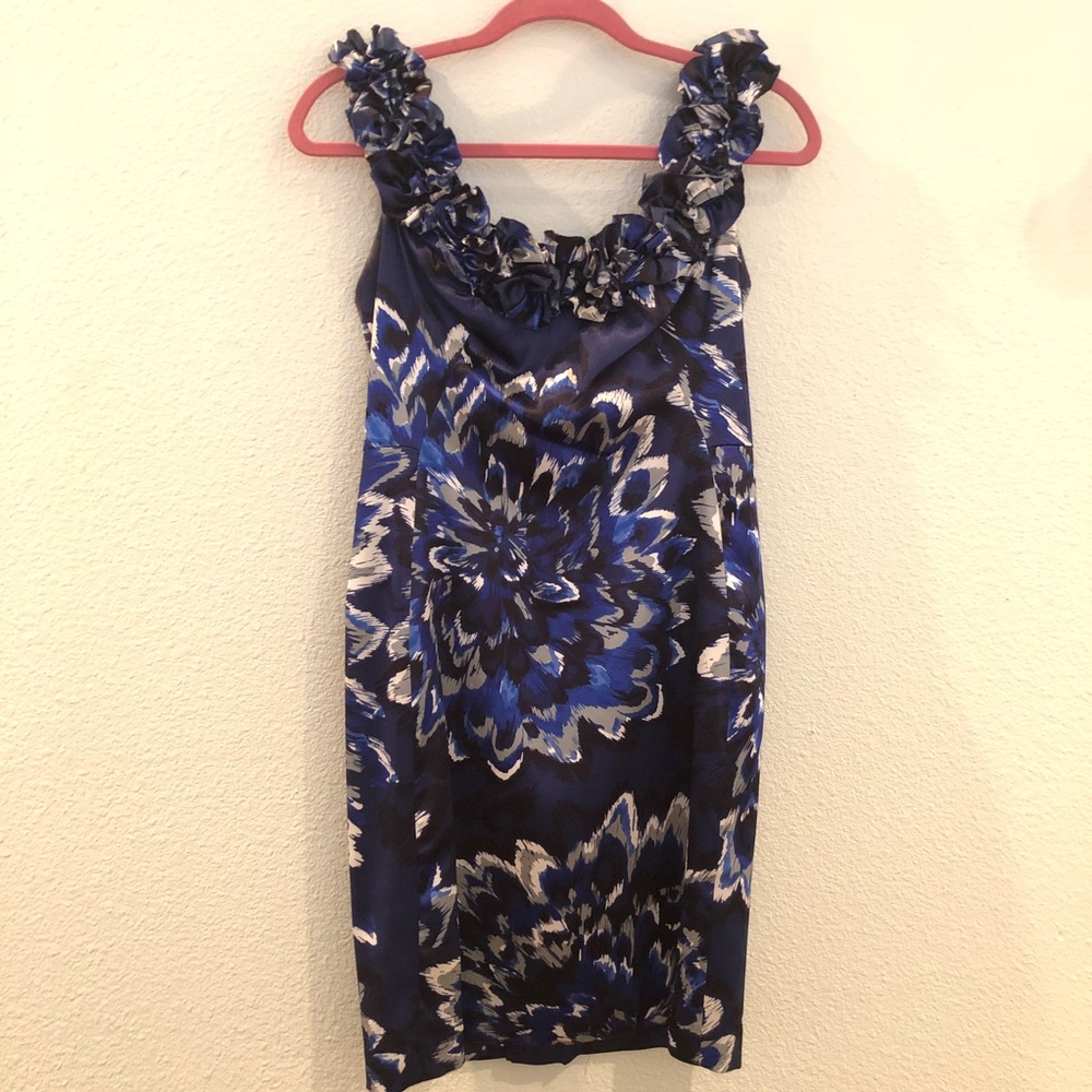 Blue flower dress